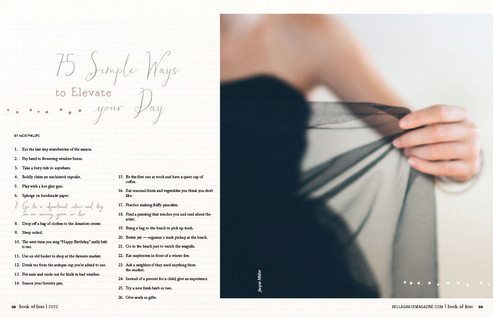 Bella Grace Book of Lists Volume 1 Instant Download