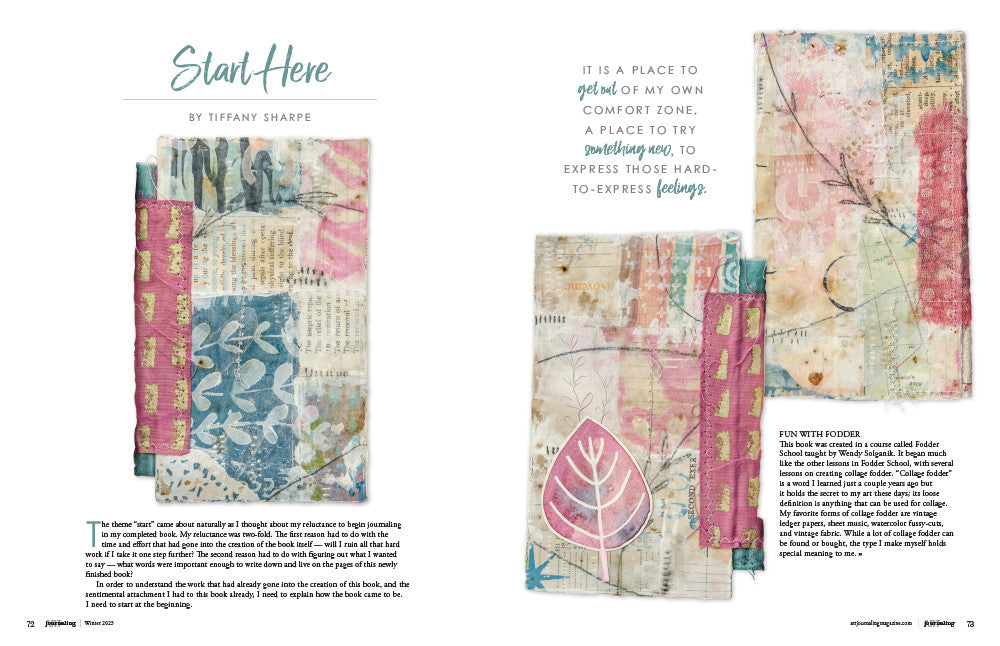 Art Journaling Winter 2023 Instant Download