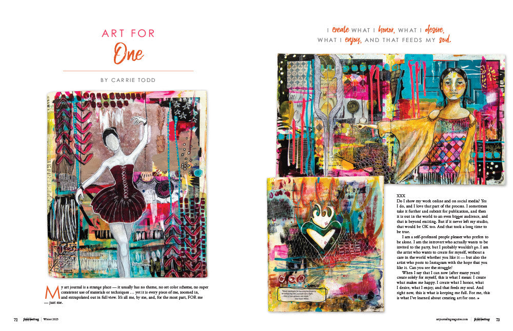 Art Journaling Winter 2023 Instant Download