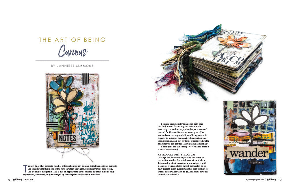 Art Journaling Winter 2024 Instant Download