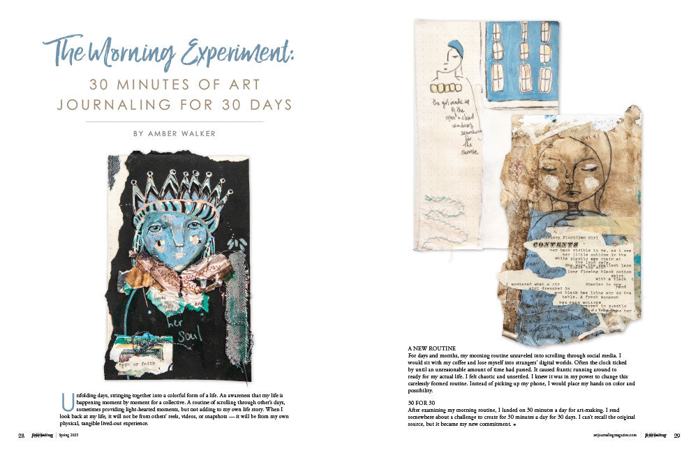 Art Journaling Spring 2025 Instant Download
