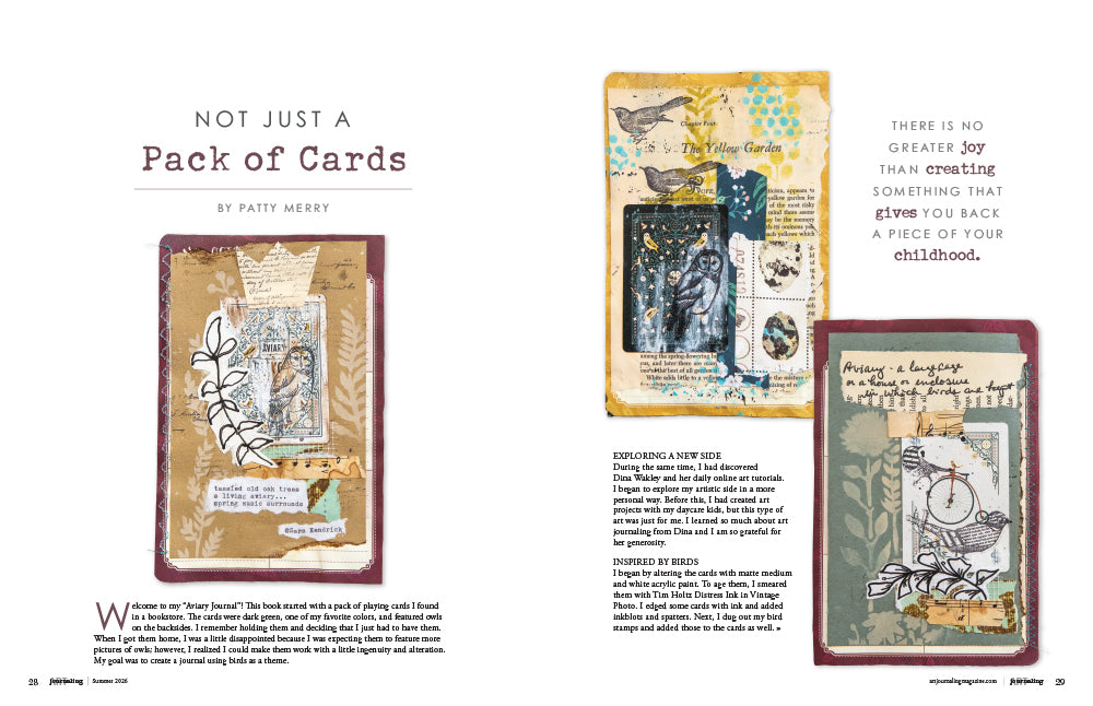 Art Journaling Summer 2026 – New