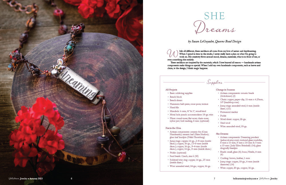 Belle Armoire Jewelry Autumn 2023 Instant Download