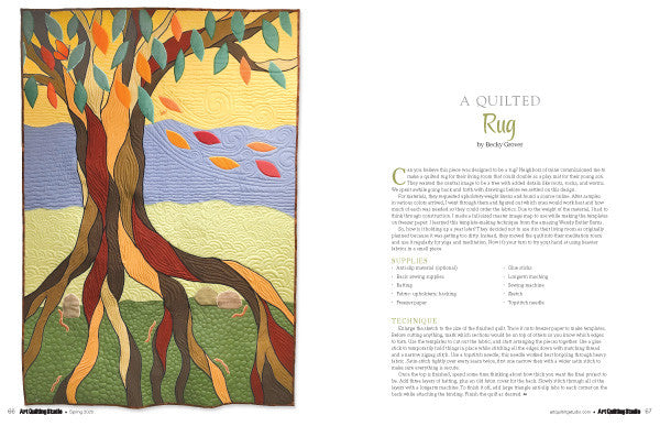 Art Quilting Studio Spring 2020 Instant Download