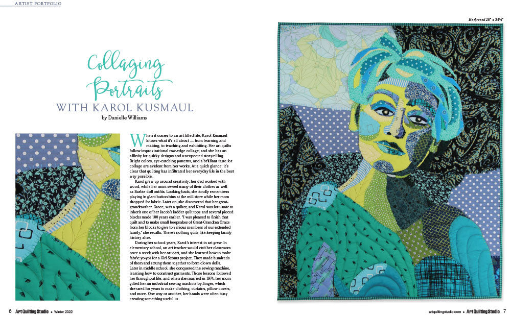 Art Quilting Studio Winter 2022 Instant Download