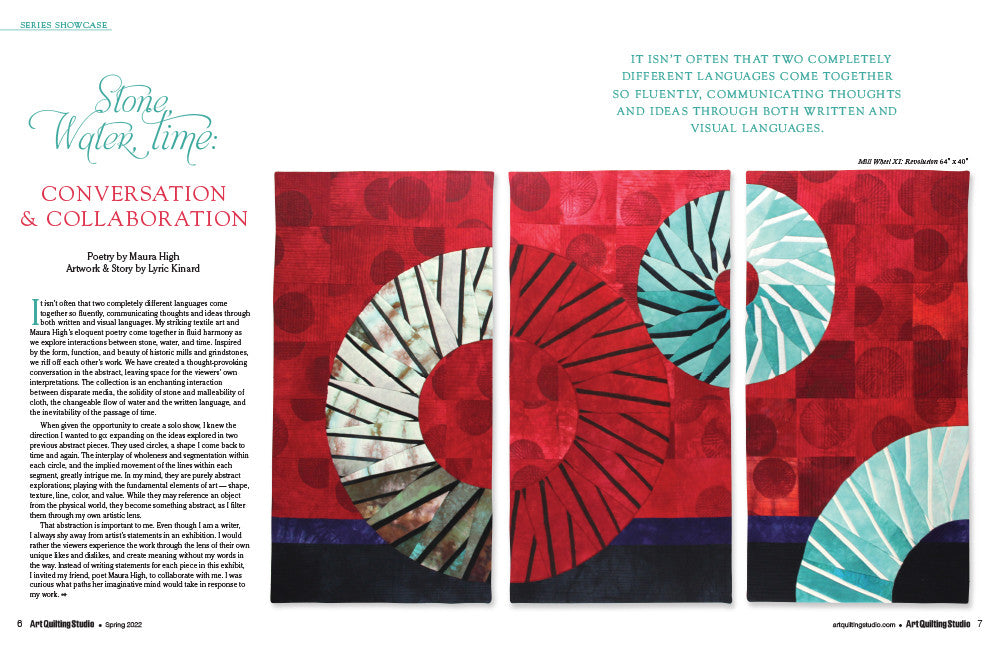 Art Quilting Studio Spring 2022 Instant Download