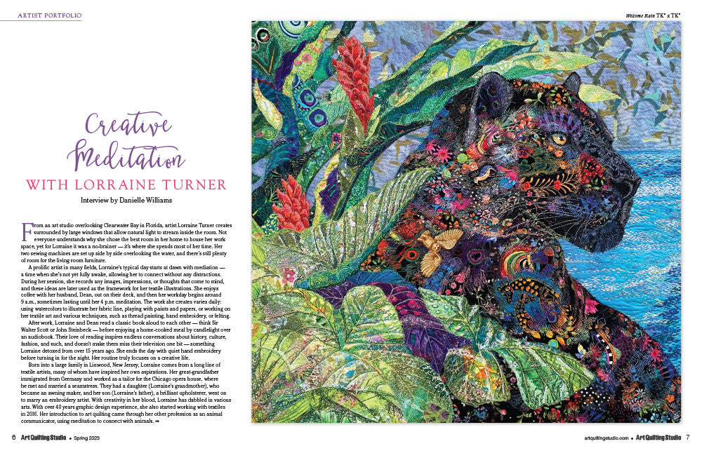 Art Quilting Studio Spring 2023 Instant Download
