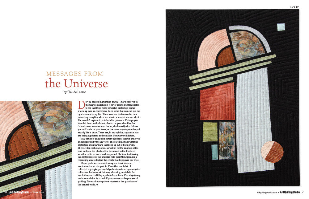 Art Quilting Studio Winter 2024 Instant Download