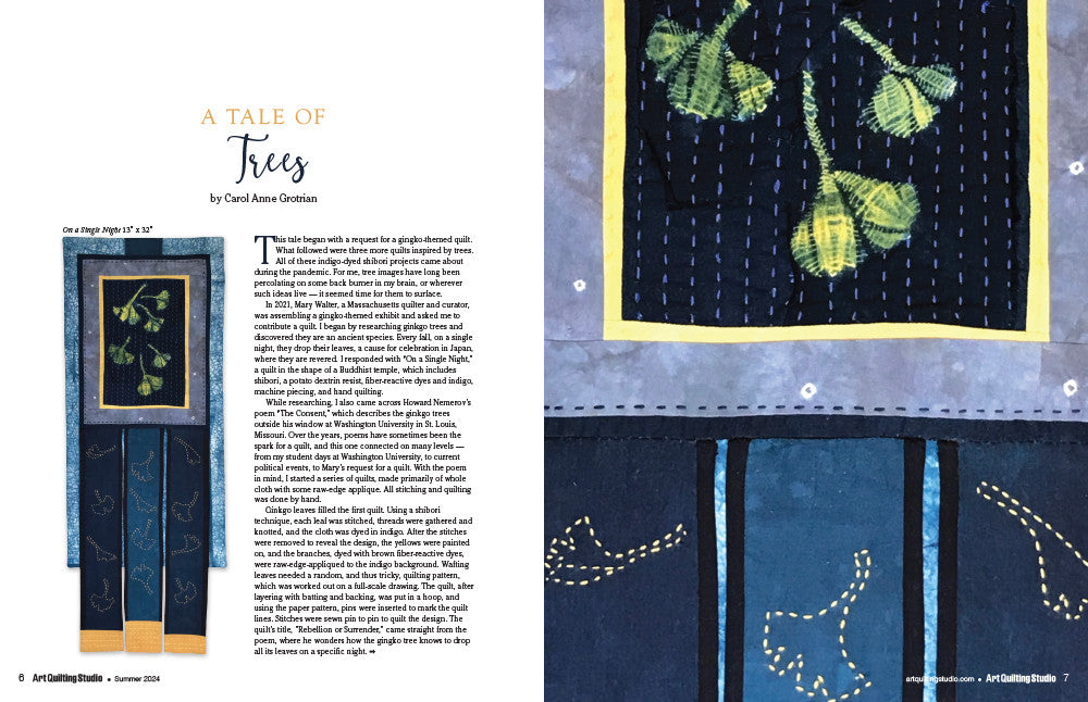Art Quilting Studio Summer 2024 Instant Download