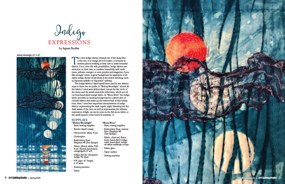 Art Quilting Studio Spring 2025 Instant Download