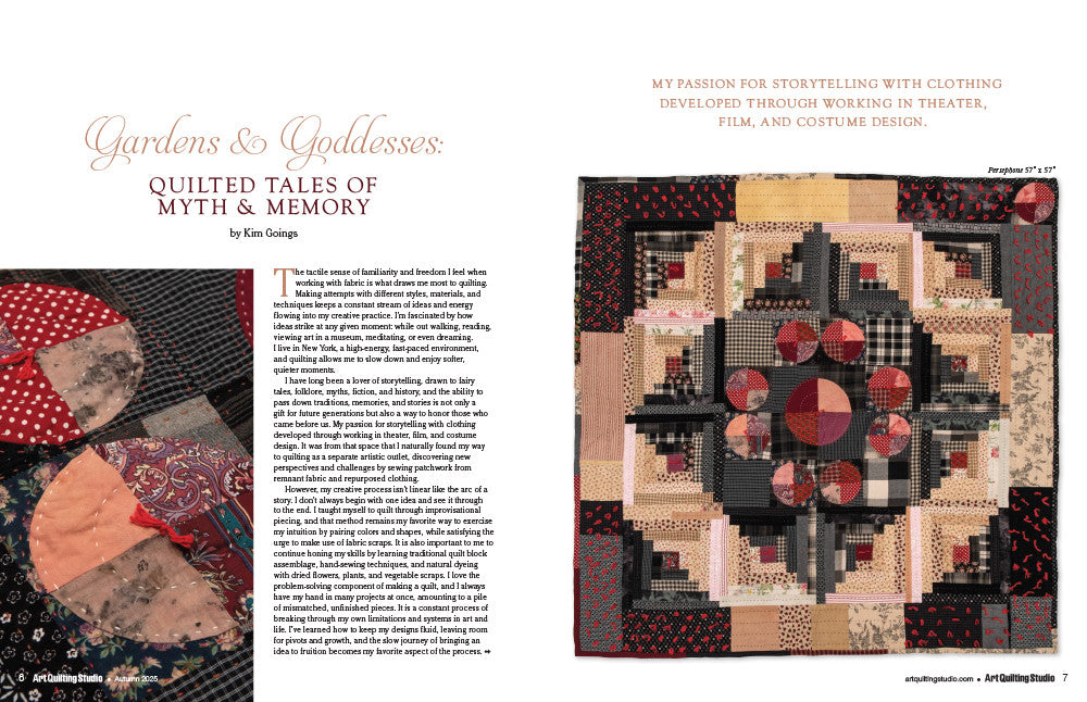 Art Quilting Studio Autumn 2025 Instant Download