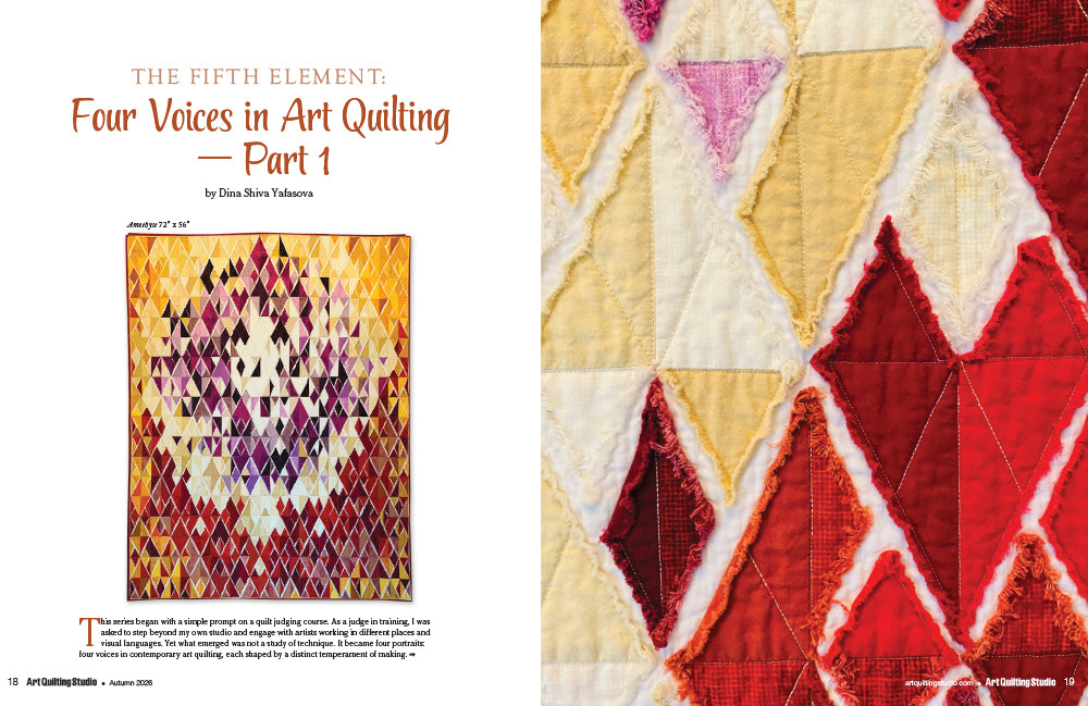 Art Quilting Studio Autumn 2026 – New