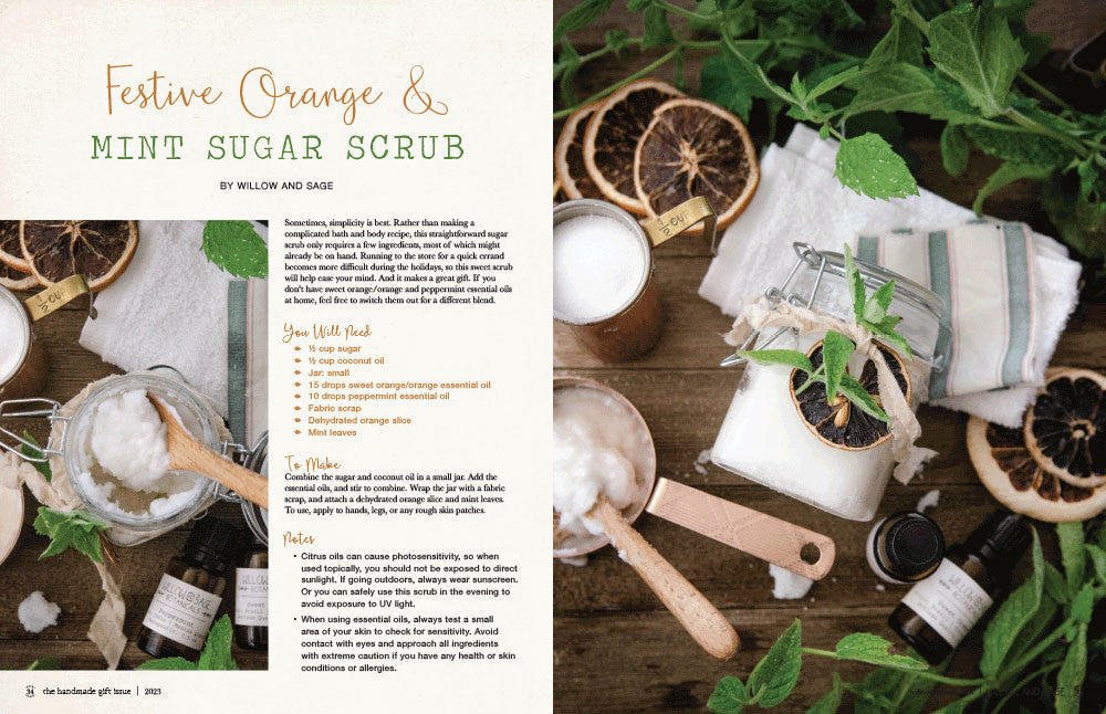 Willow and Sage The Handmade Gift Issue Instant Download
