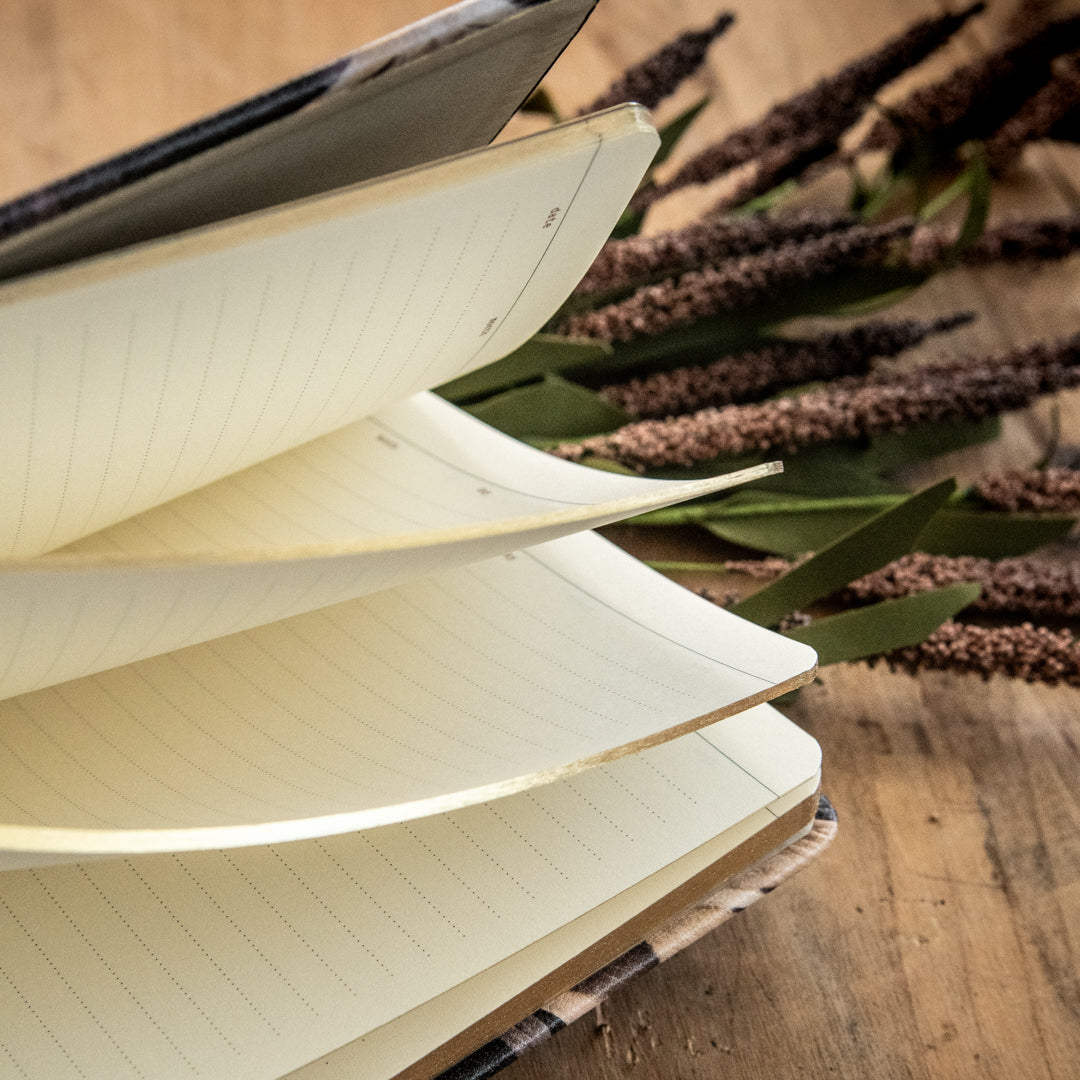Bruno Visconti Vegan Leather Daily Planner - Night Flowers