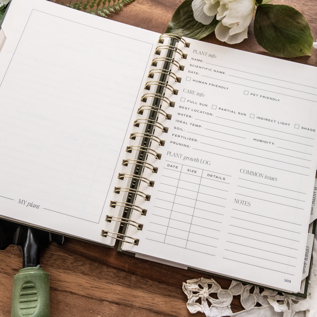Indoor/Outdoor Plant Journal