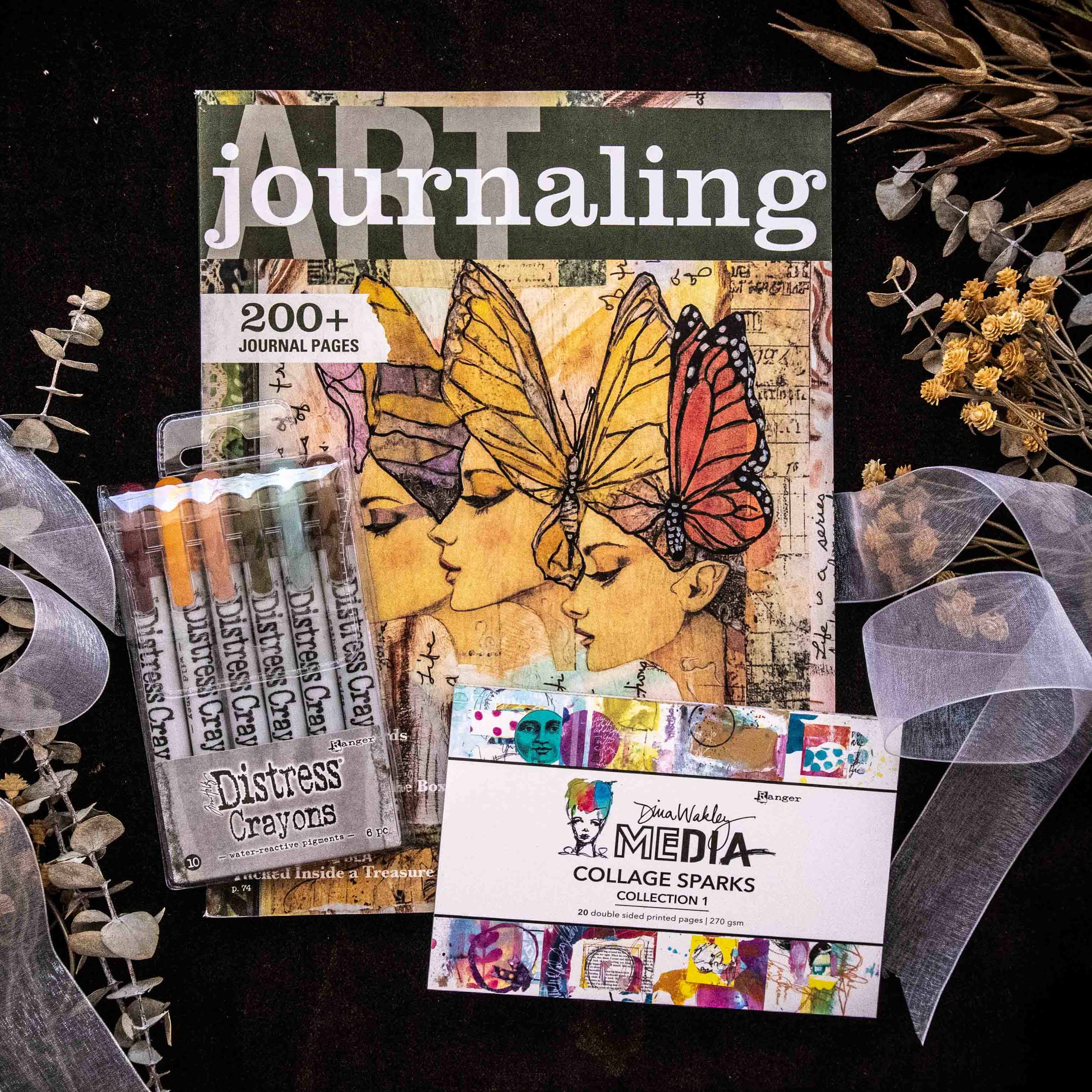 Distressed Collage Art Journaling Bundle
