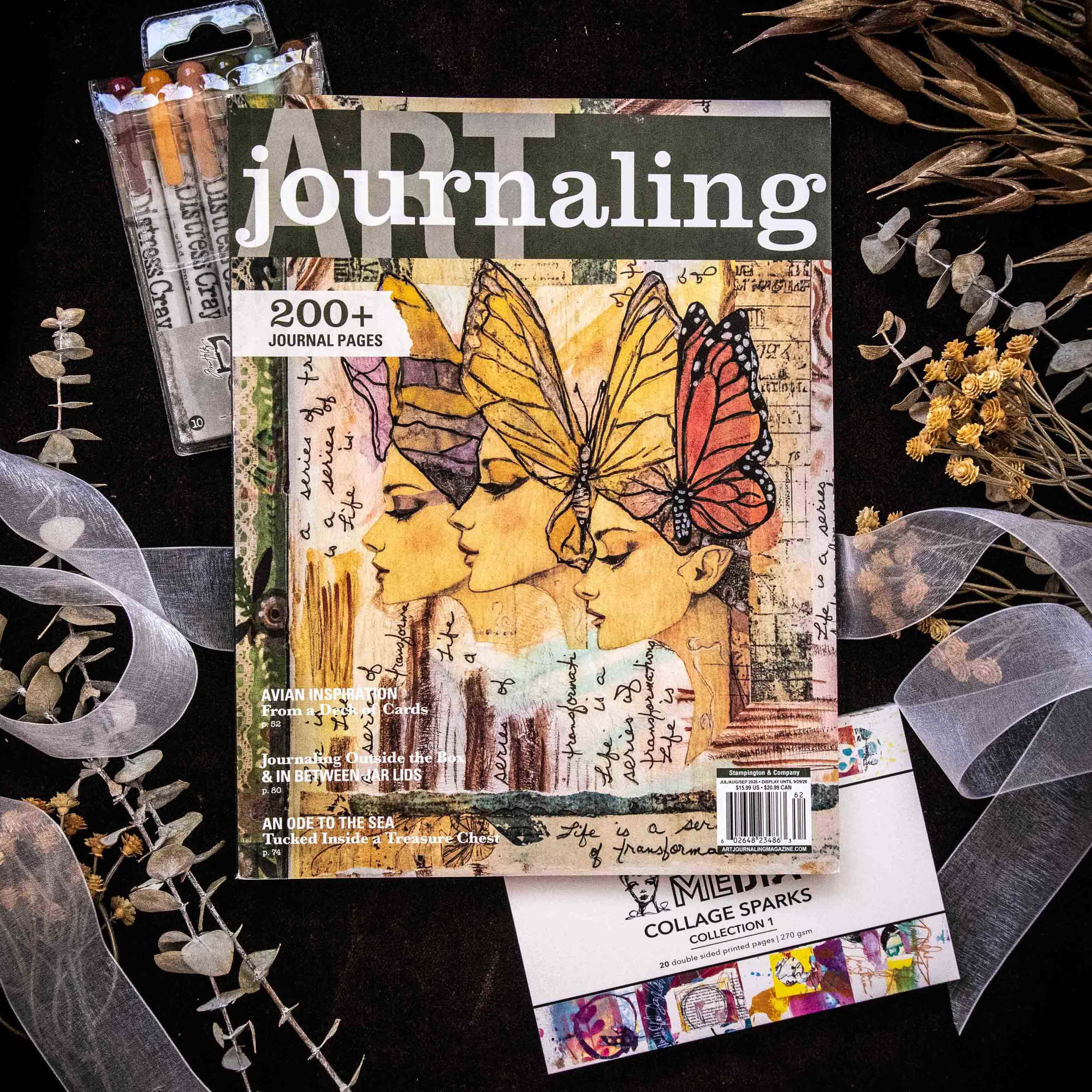 Distressed Collage Art Journaling Bundle