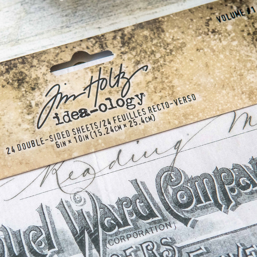 Tim Holtz Ideaology Backdrops Volume 1