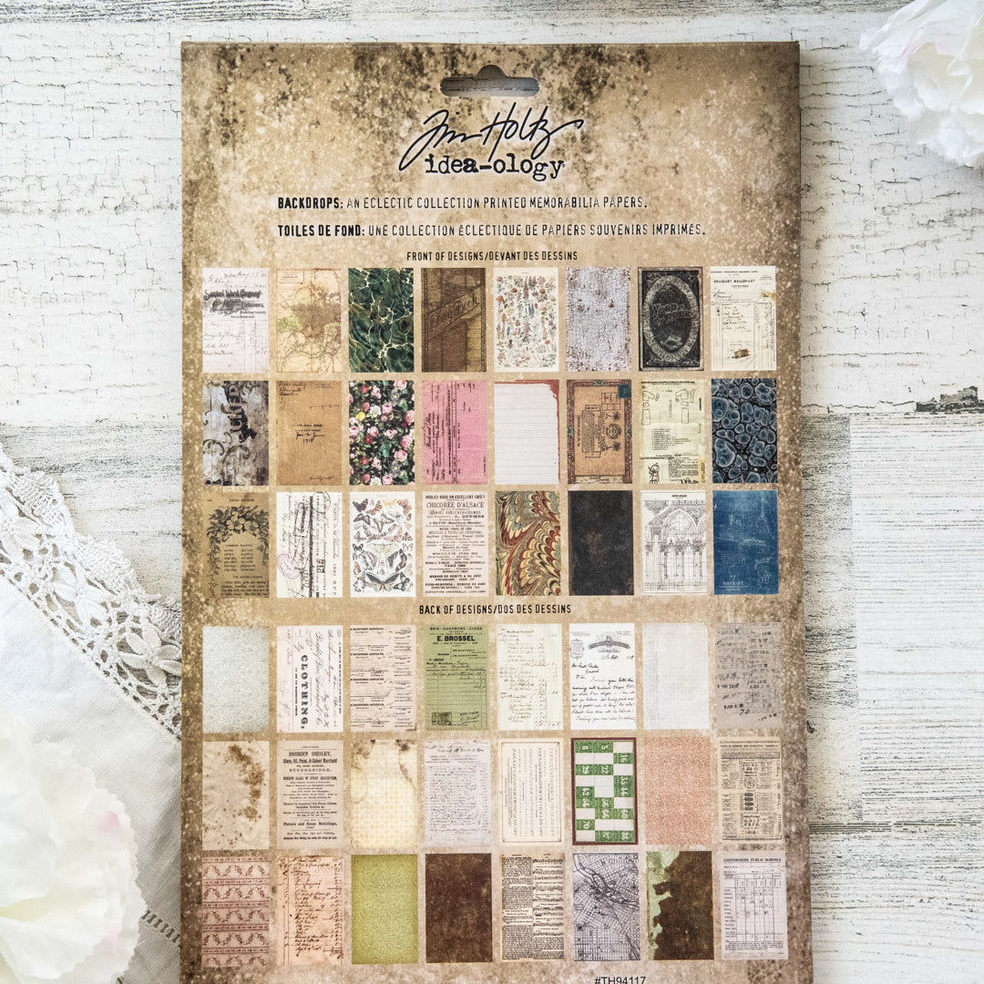 Tim Holtz Ideaology Backdrops Volume 1