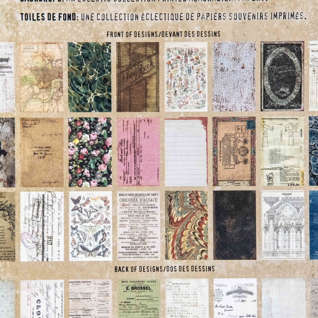 Tim Holtz Ideaology Backdrops Volume 1