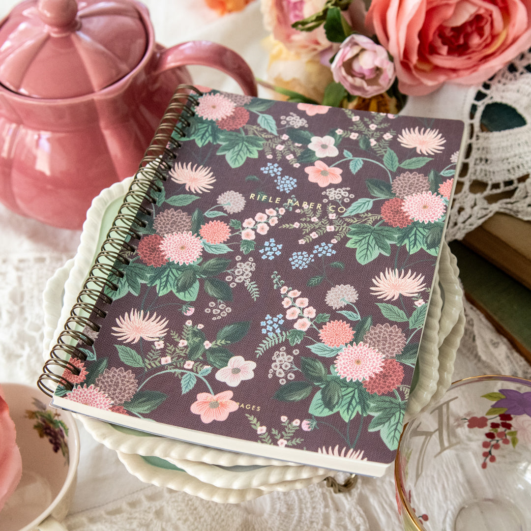 Dahlia Spiral Notebook