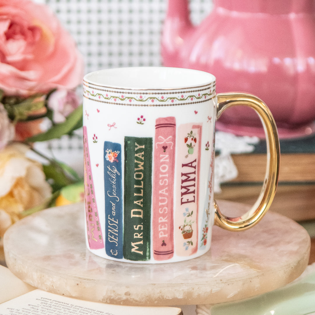 Ladies Night Book Club Porcelain Mug