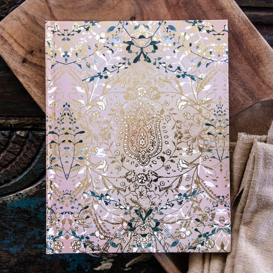 Lotus Garden Journal by Papaya Art