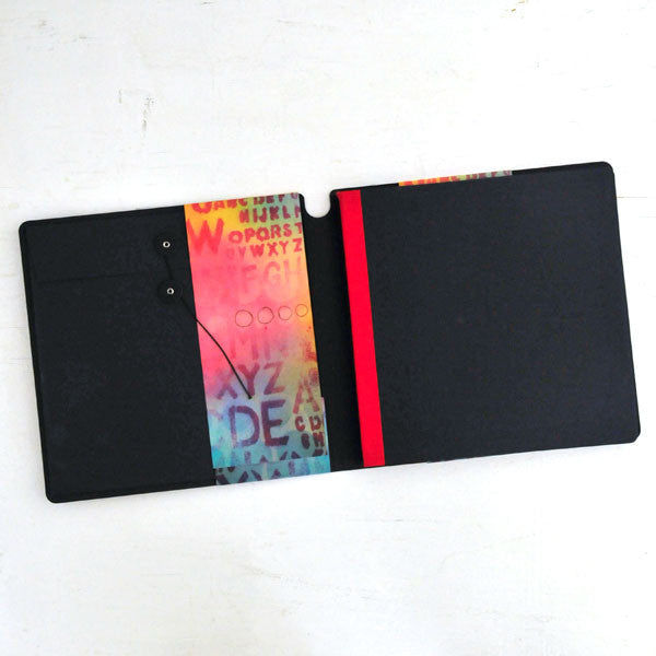 Ranger Ink Dylusions Square Creative Journal by Dyan Reaveley — Black