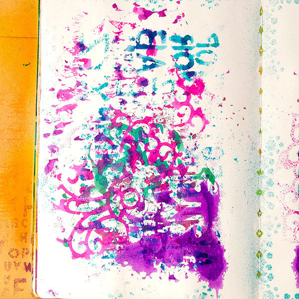 Let Not One Drop Be Wasted ... Experimenting With Dyan Reaveleys Dylusions Journal Project by Christen Olivarez