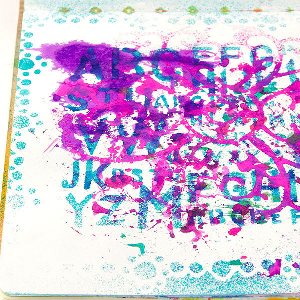 Let Not One Drop Be Wasted ... Experimenting With Dyan Reaveleys Dylusions Journal Project by Christen Olivarez