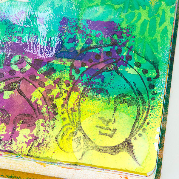 Let Not One Drop Be Wasted ... Experimenting With Dyan Reaveleys Dylusions Journal Project by Christen Olivarez
