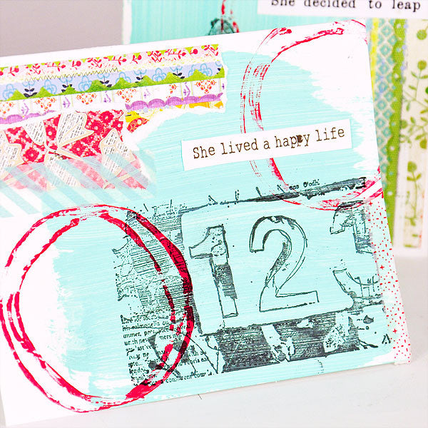She Art Collage Cards Project