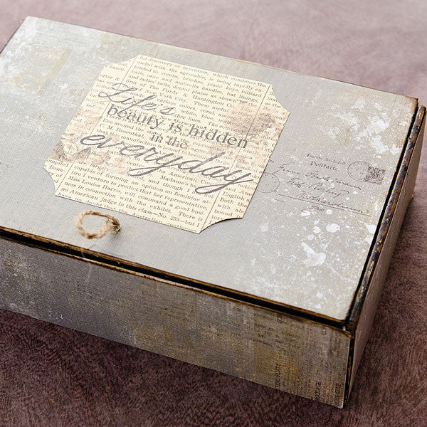 Stationers Desk Altered Vintage Cigar Box Project