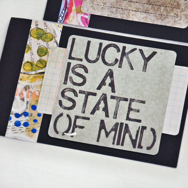 Live A Happy Today Inspirational Card Project
