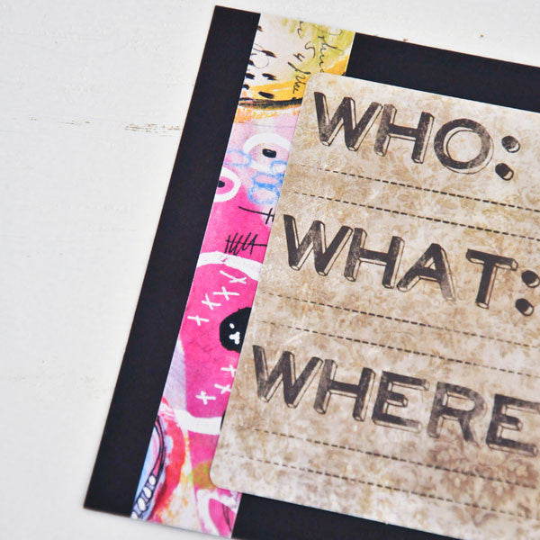 Live A Happy Today Inspirational Card Project
