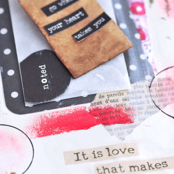Go Where Your Heart Takes You A Monthly Art Journal Project + A FREE Printable