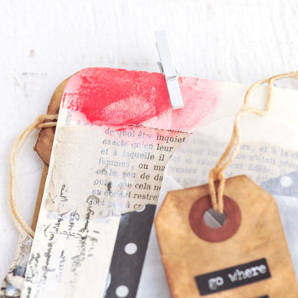 Go Where Your Heart Takes You A Monthly Art Journal Project + A FREE Printable