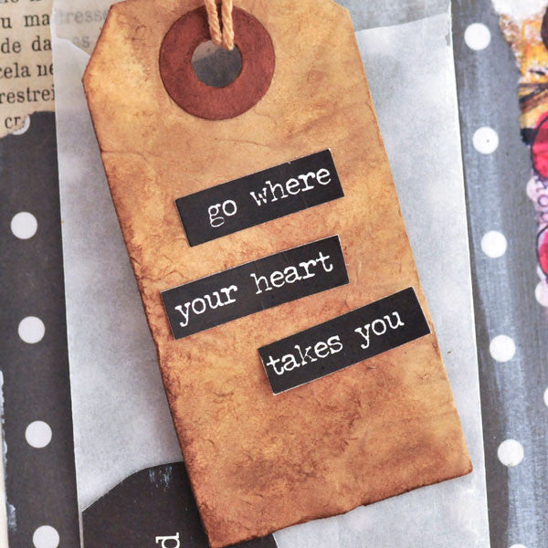 Go Where Your Heart Takes You A Monthly Art Journal Project + A FREE Printable