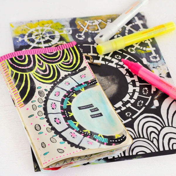 Doodle to Your Heart's Content A Monthly Art Journal Project