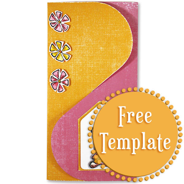 Interlocking, ThreePanel Card Template