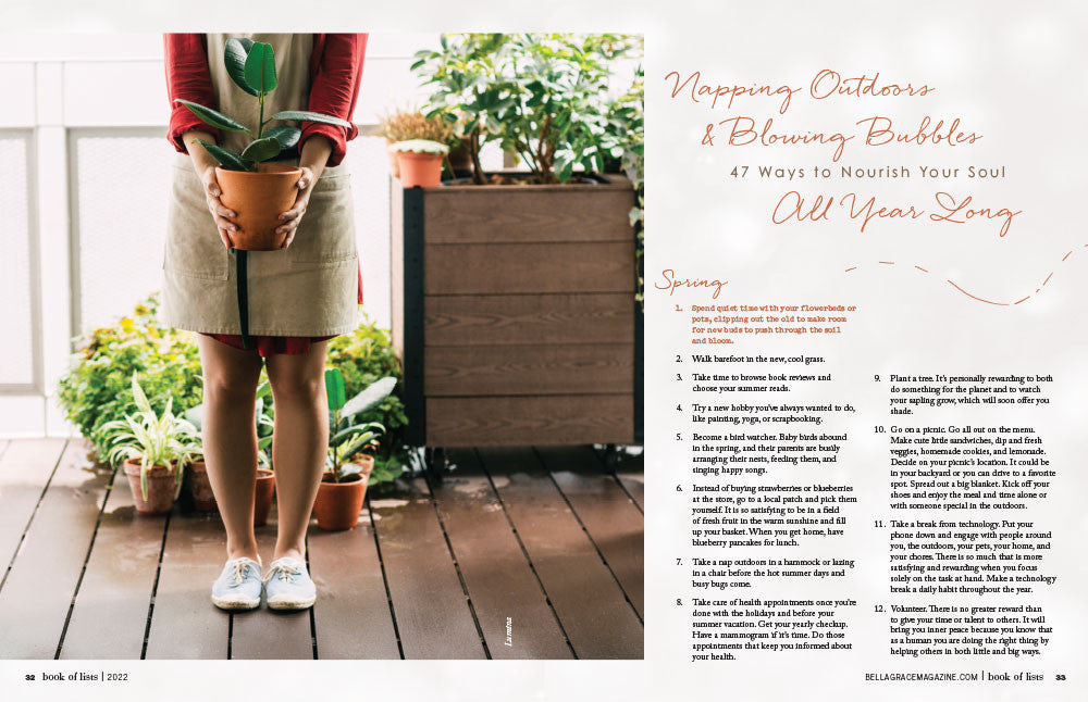 Bella Grace Book of Lists Volume 1 Instant Download