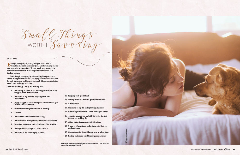 Bella Grace Book of Lists Volume 3