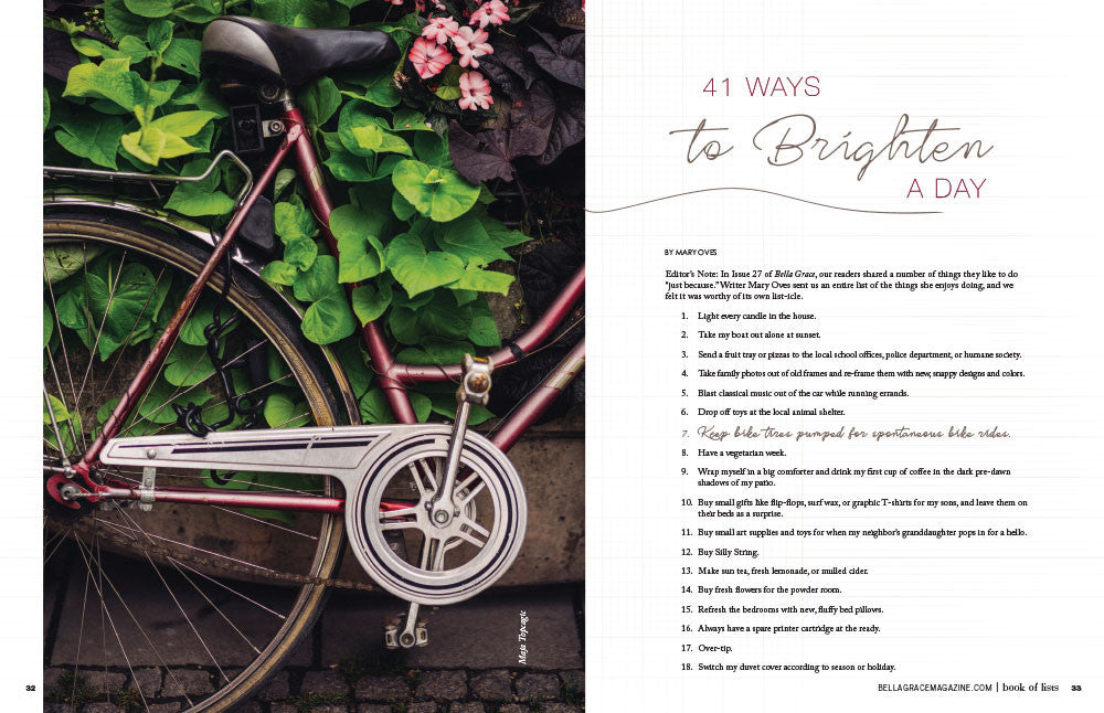 Bella Grace Book of Lists Volume 3 Instant Download