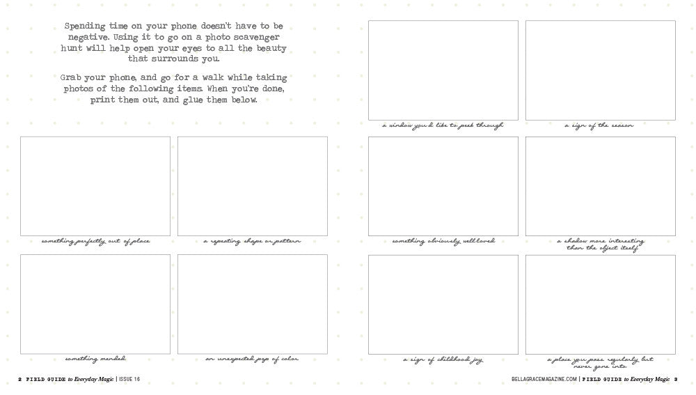 Field Guide to Everyday Magic Issue 16 Instant Download