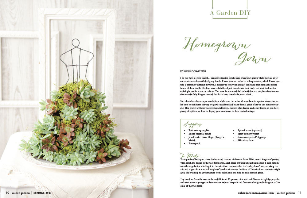 In Her Garden Summer 2023 Instant Download