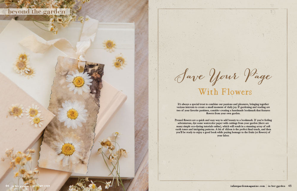 In Her Garden Autumn 2025  Instant Download