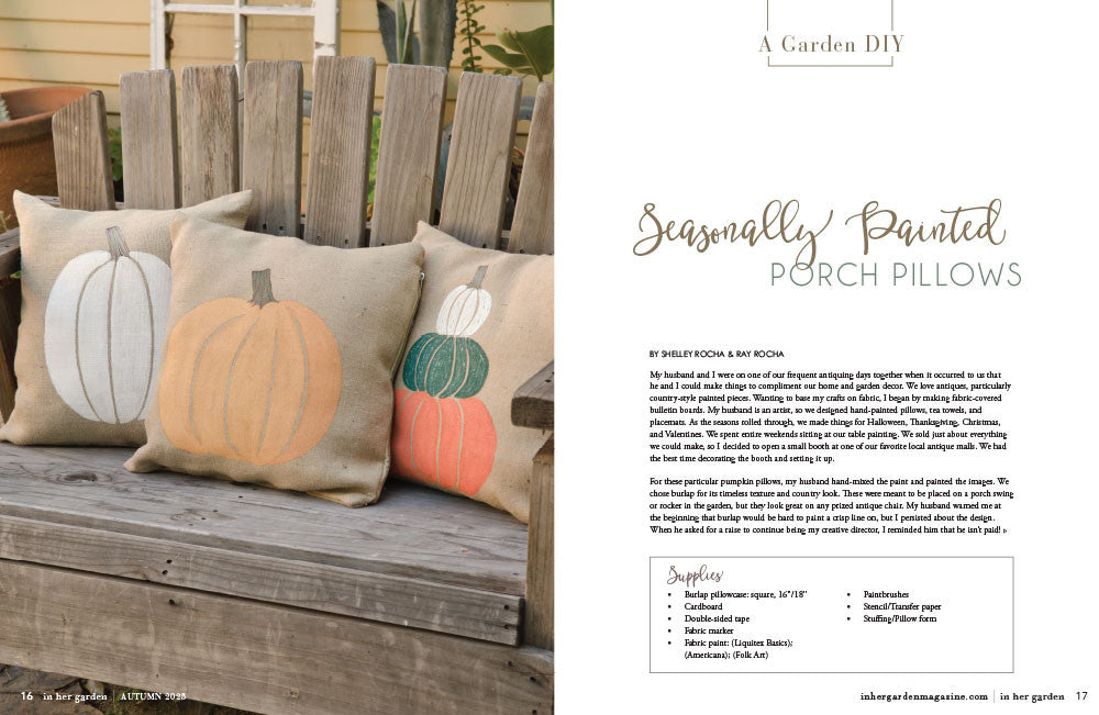 In Her Garden Autumn 2025  Instant Download