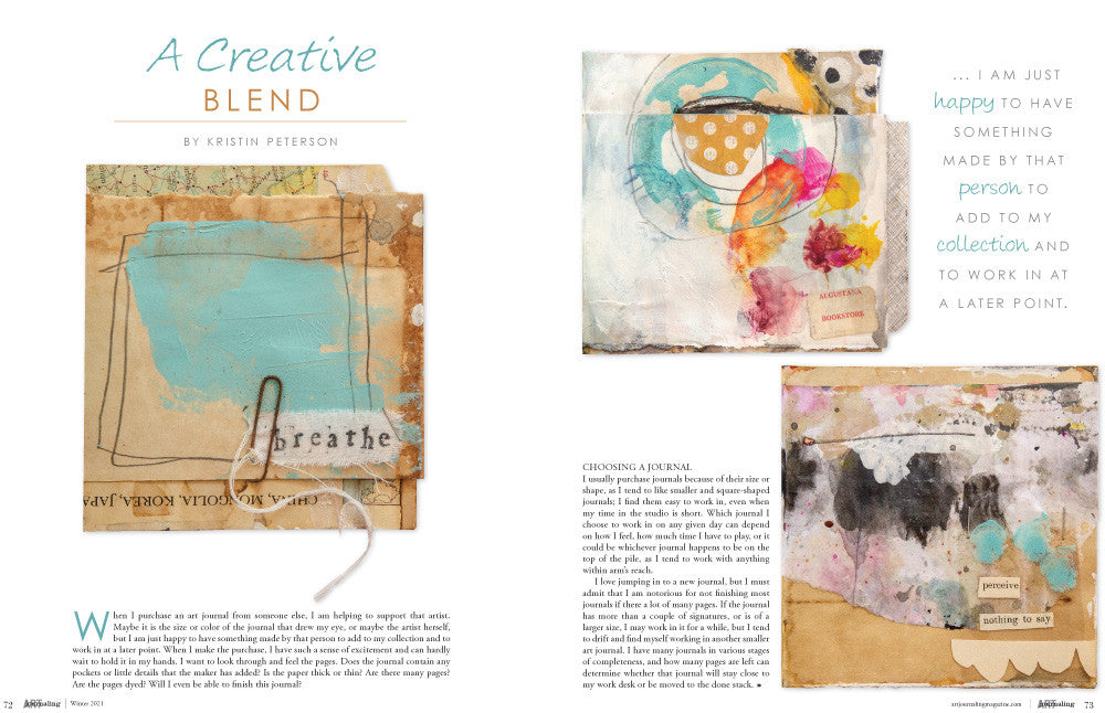 Art Journaling Winter 2021 — Digital Only