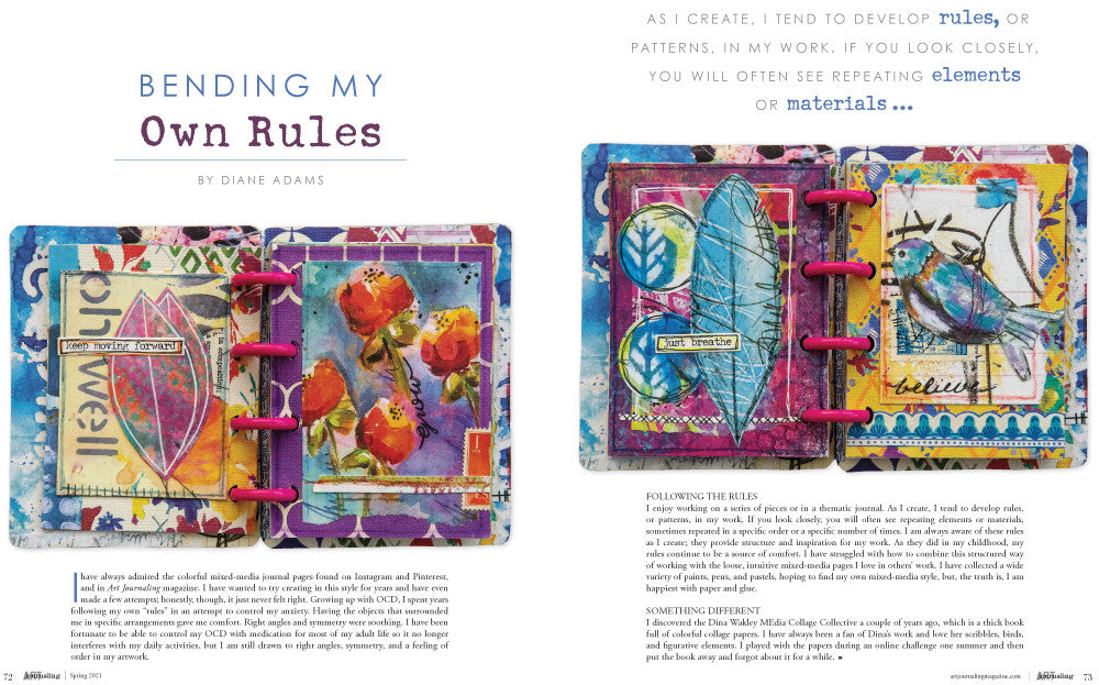 Art Journaling Spring 2021 Instant Download
