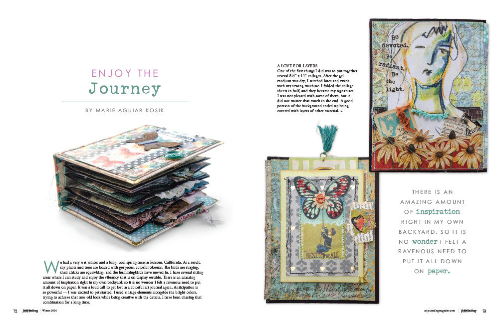 Art Journaling Winter 2024 Instant Download
